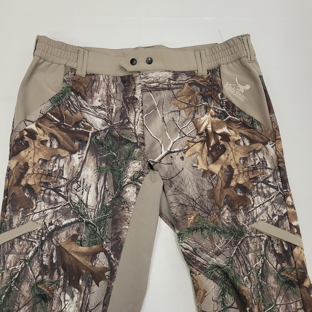 KINGS RIVER Hunting Realtree Camo SCENT FACTOR Pants MENS XL EXTRA LARGE - Picture 2 of 7